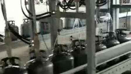 LPG Gas Cylinder Hydro Testing Line Automatic Loading Propane Gas Bottle Hydraulic Testing Machine